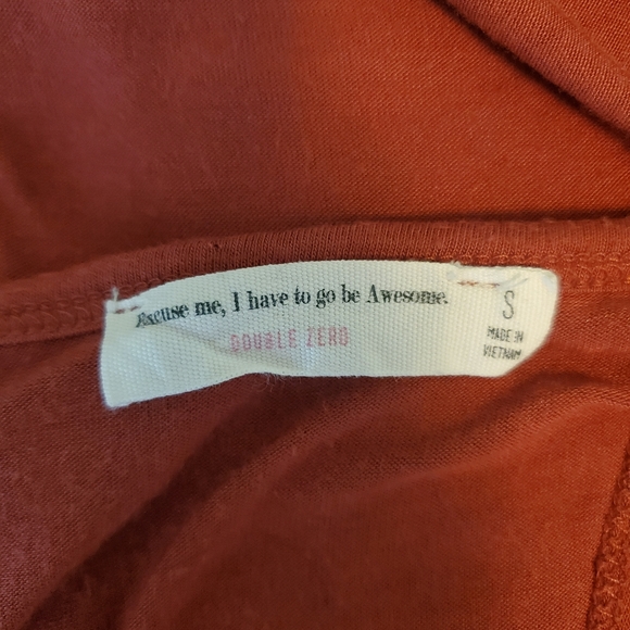 Rust Colored Open Back Tank Top - Picture 5 of 5